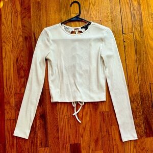 Forever 21 White long sleeve, size s